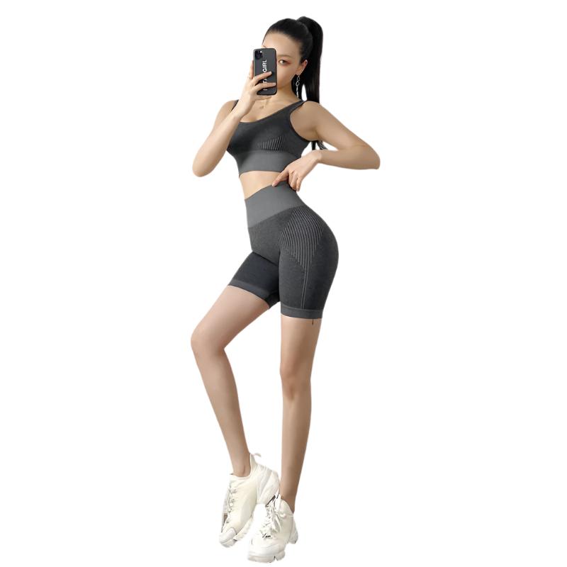 Yoga Fitness Shorts Set